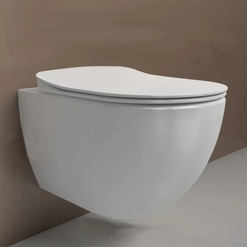 Creavit FREE Hänge-WC | weiss + Creavit Duck WC Deckel | Soft Close