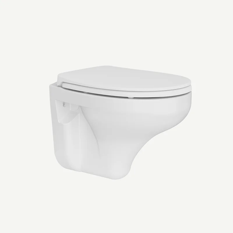 Creavit PERLA Dusch-WC | weiss + Cinar WC Deckel