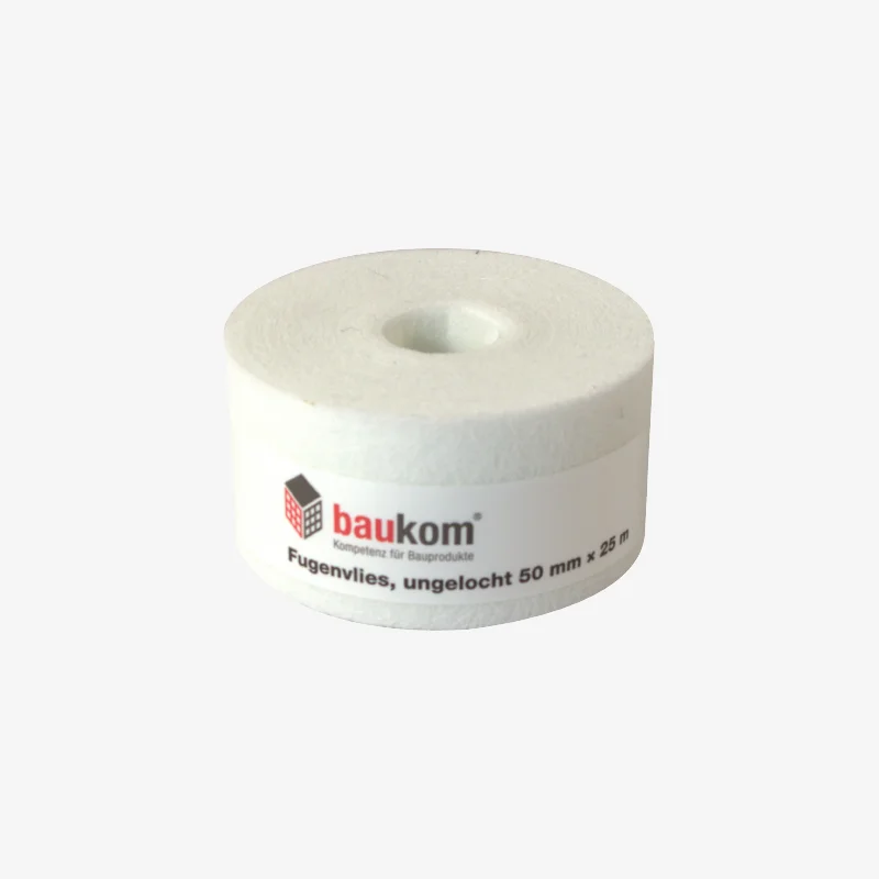 100 Stück/Karton - Fugenvlies ungelocht 50mm x 25m