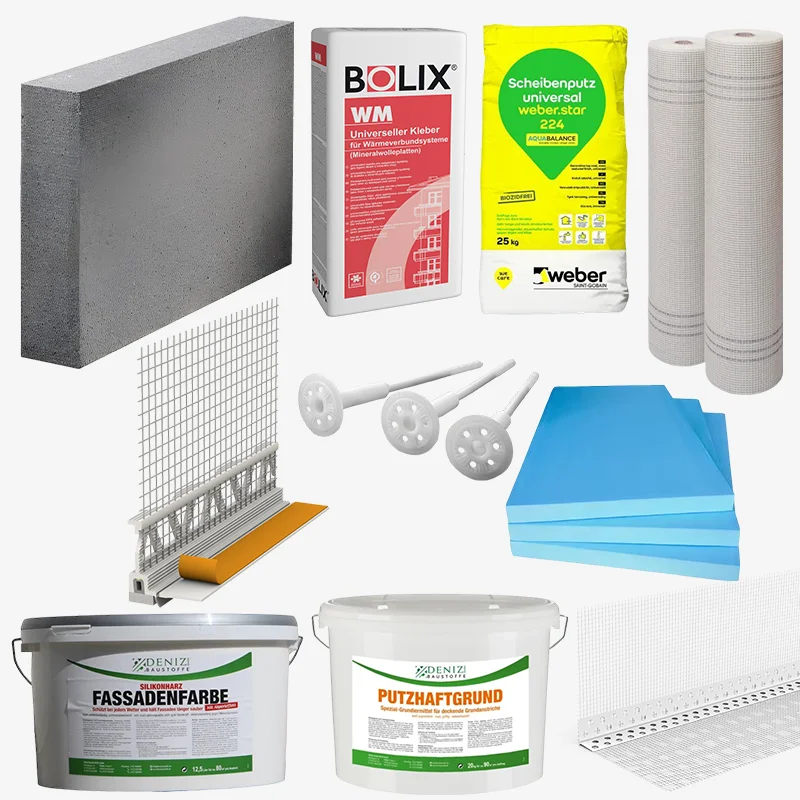 WDVS Komplettpaket 150m²